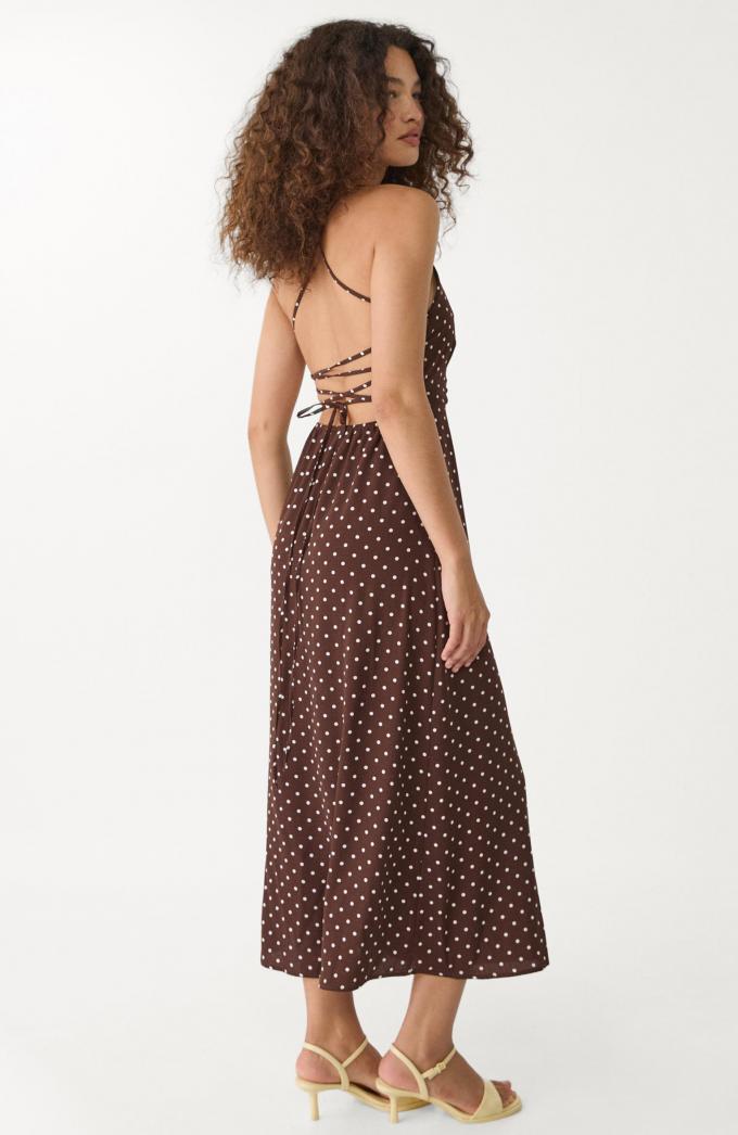 Jurk in polkadots 