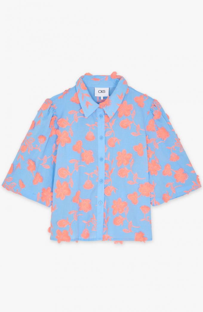 Bloes met bloemenprint