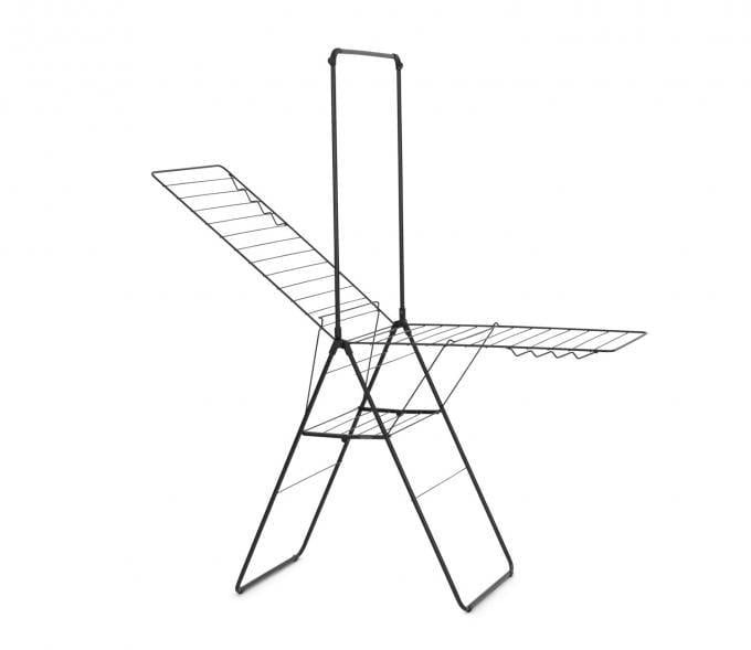  Séchoir HangOn 25 mètres avec portant à cintres - Matt Black