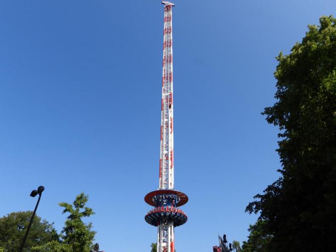 De Mission Impossible Tower op de Brugse Meifoor.