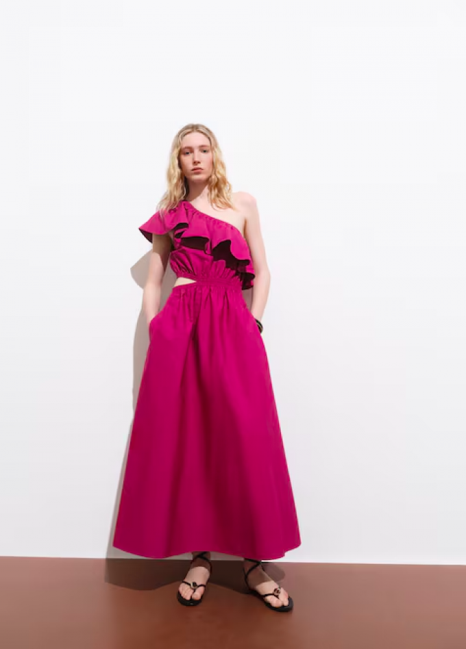 Robe asymétrique 