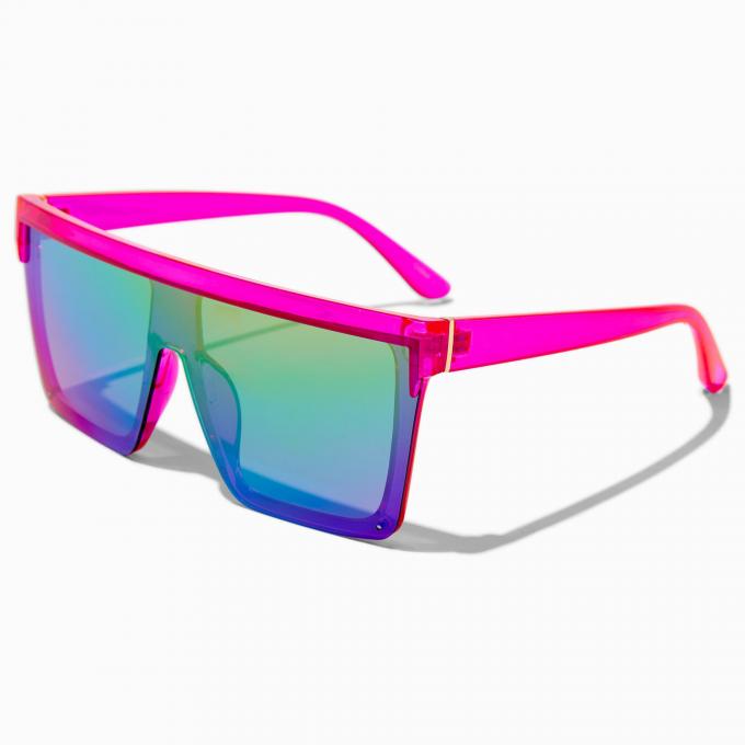 Lunettes écran rose vif