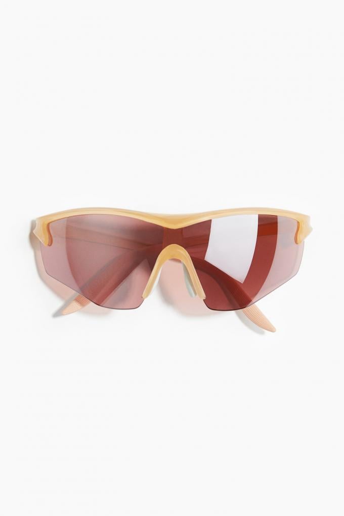 Lunettes sport beige