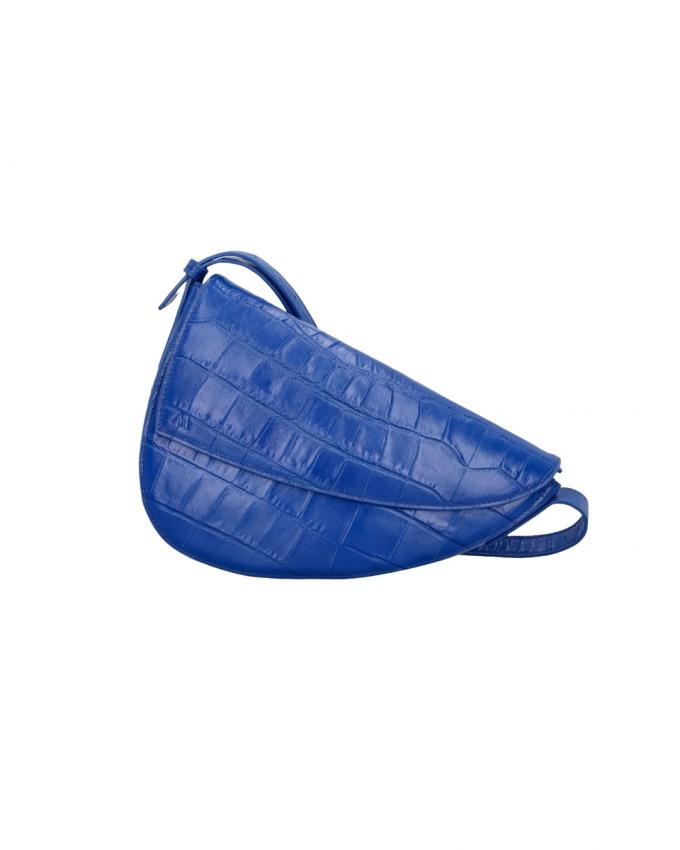 Crossbody handtas in electric blue