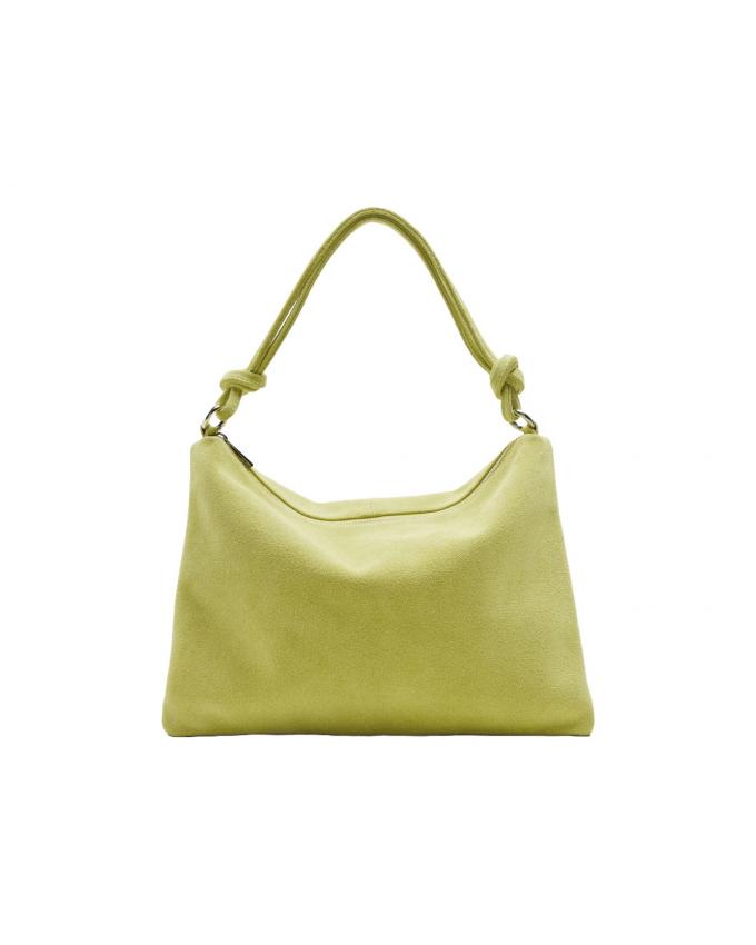 Schoudertas in limoengroen