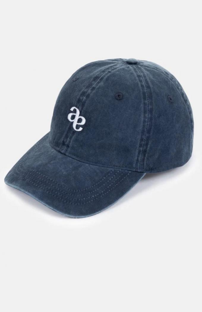 Marineblauwe pet met logo 