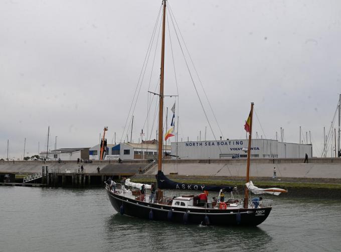De Askoy II kwam rond 11.30 uur woensdag aan in Blankenberge