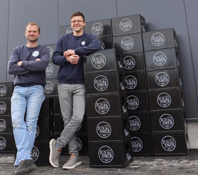Stijn Roels en Sam Stommeleer van Jus de Mer.