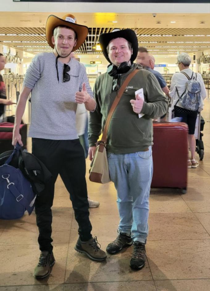 Wijlen Jonas en zijn vriend Pierrick.
