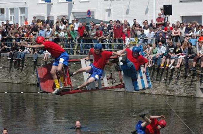 De opnames van ‘Te Land, Ter Zee en In De Lucht’ in 2006.