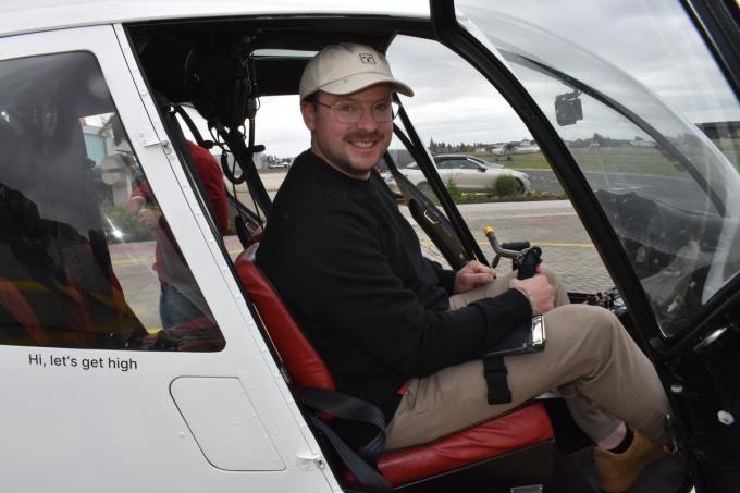Maxim Sergeant: “Ik ga vaak met de helikopter naar kantoor in Parijs.” (Foto TOGH)