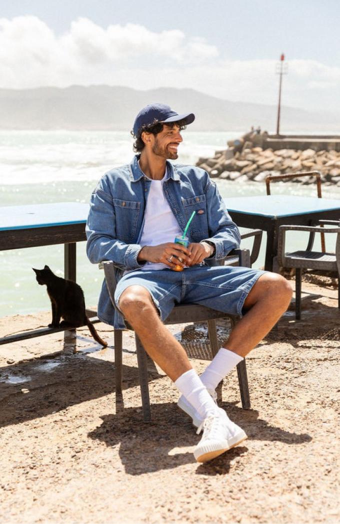Denim bermuda
