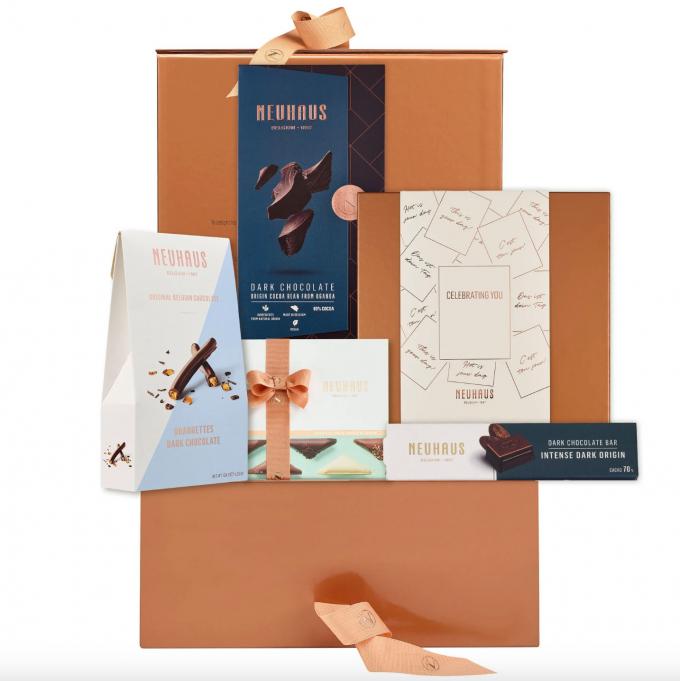 Panier cadeau chocolaté