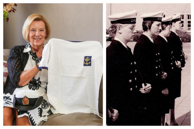 Michelle Van Menen vandaag en 50 jaar geleden.