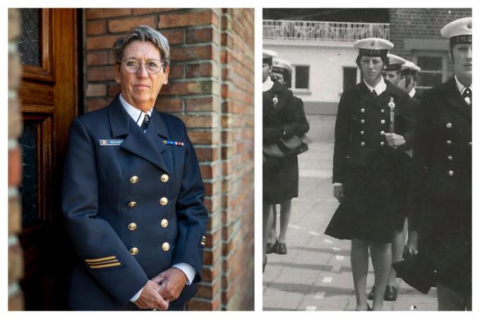 Brigitte Bullynck vandaag en 50 jaar geleden.