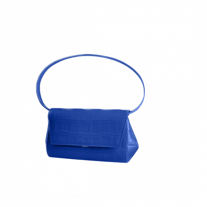 Le sac bleu électrique