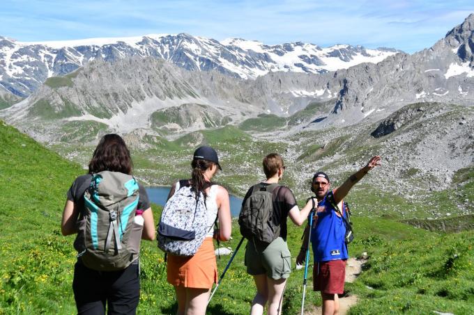 Courchevel is in de zomer een echt wandelparadijs. (foto KC)