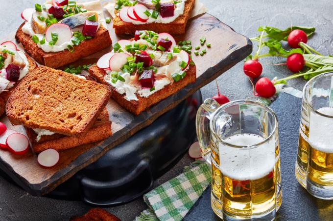 biere accord radis fromage blanc