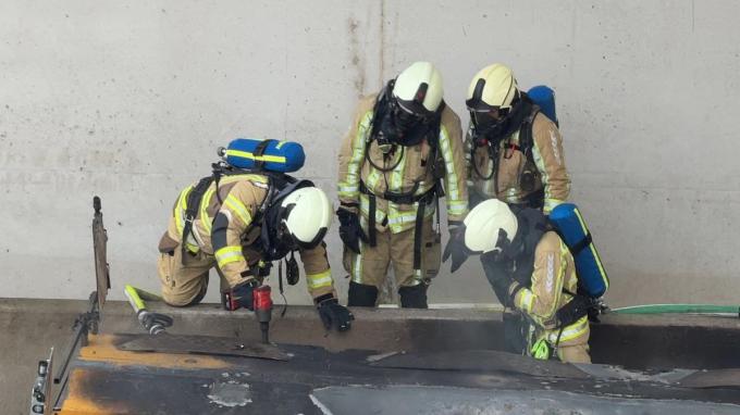 De brandweer had de situatie snel onder controle en kon erger voorkomen.