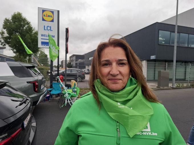 "De werkdruk voor het winkelpersoneel bij Lidl is niet langer houdbaar", zegt Erika Lambert van ACV Puls.