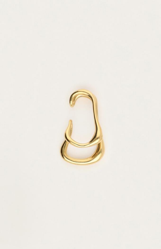 Ear cuff in organische look