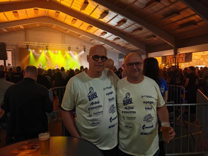 Ook Bart Decrock, voorzitter van Marktrock Poperinge, kwam de sfeer opsnuiven.