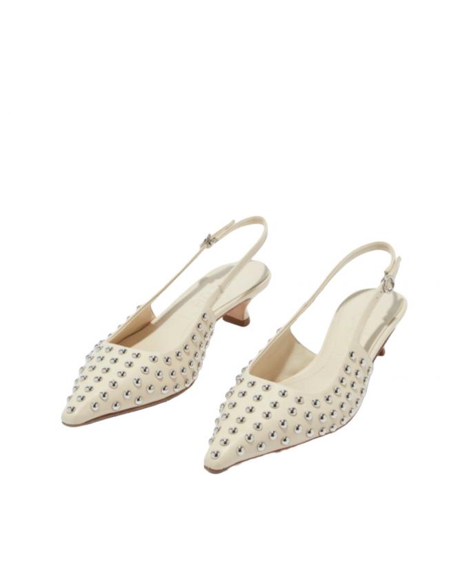 Slingbacks met studs