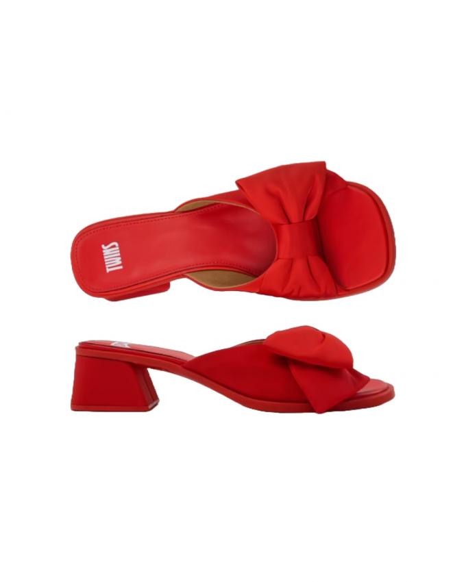 Rode muiltjes met strik