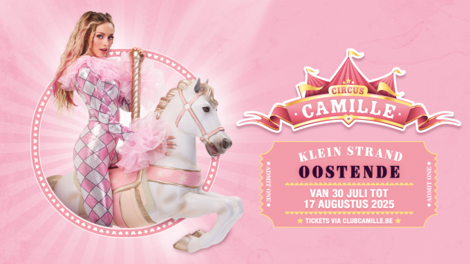 Deze zomer kan je naar een optreden en een zoektocht van CAMILLE in Oostende.