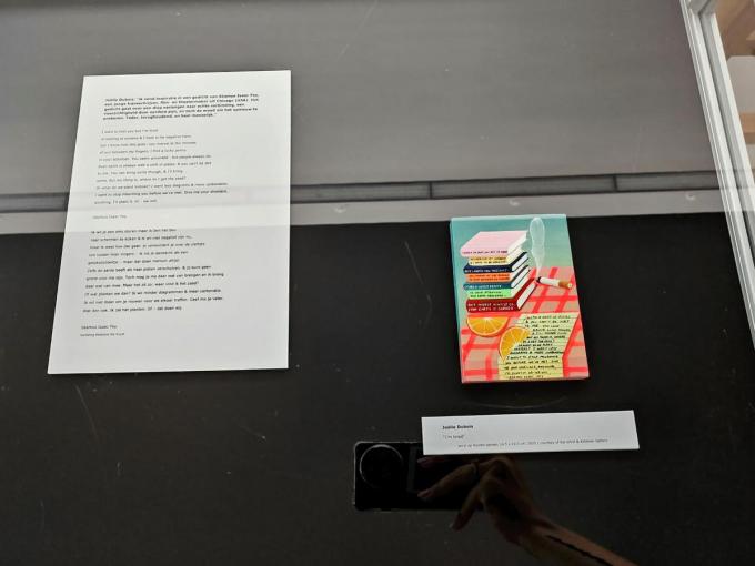 Misschien hangt binnenkort het werk ‘I’m tired' van Joëlle Dubois wel in je huiskamer.