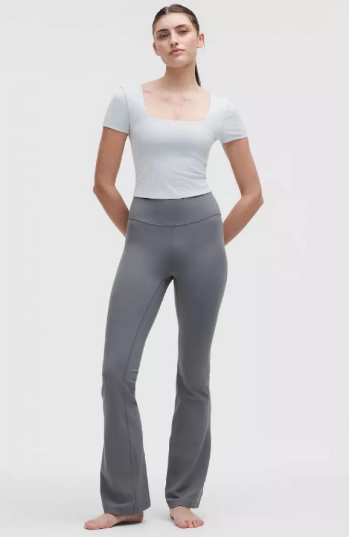 Naadloze, flared sportlegging