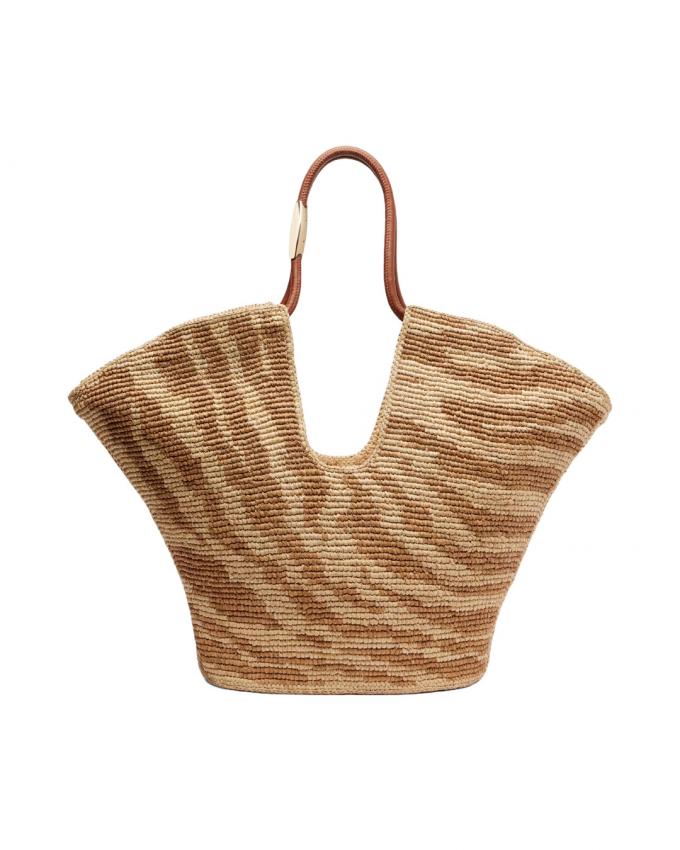 Handtas met zebraprint