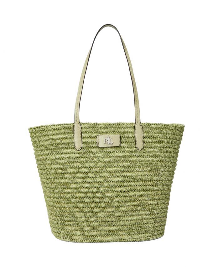 Olijfgroene raffiatas