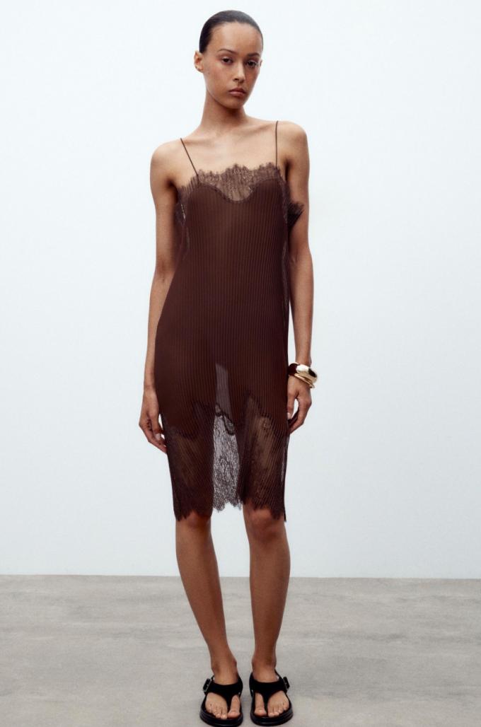 Robe plissée