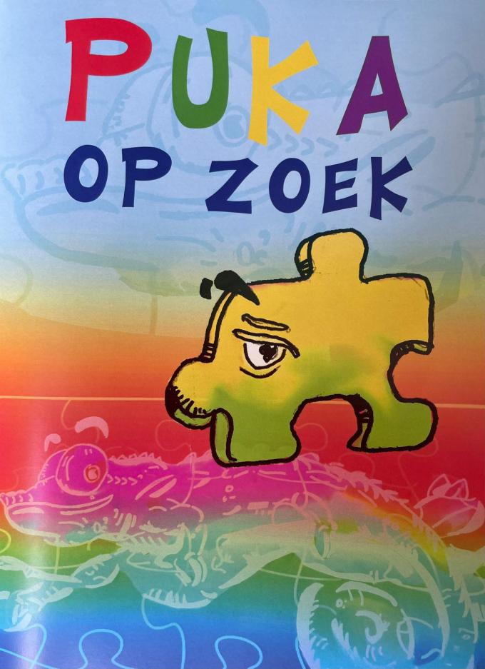 De strip ‘Puka op zoek’ werd gemaakt door leerlingen van vrije basisschool Vlam in Menen.