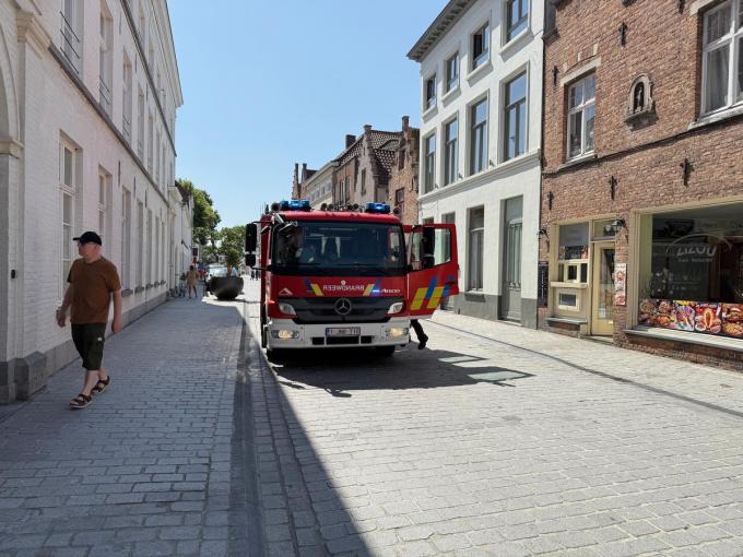 De brandweer deed nog een controle, maar kon snel weer vertrekken.