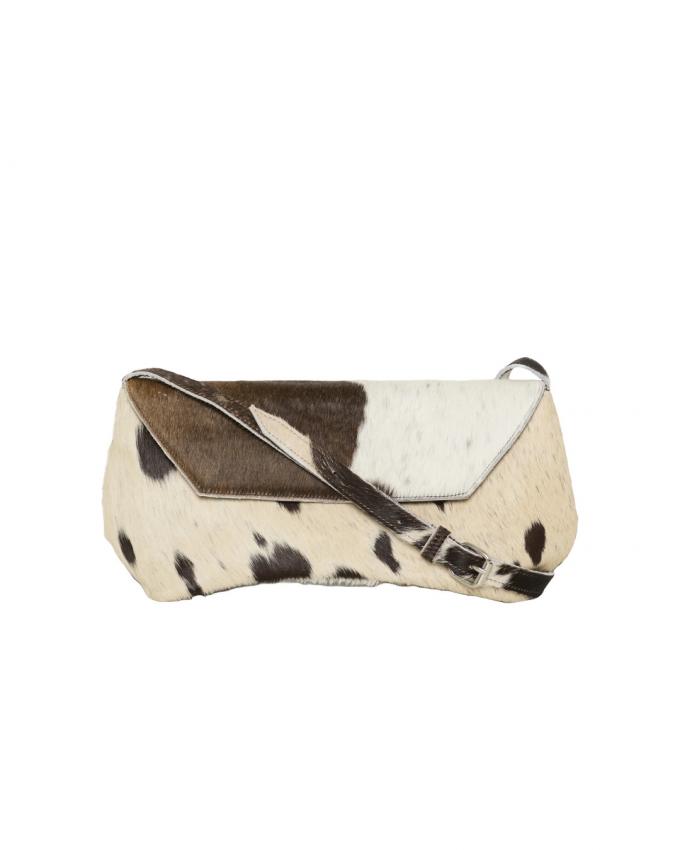 Clutch met koeienprint