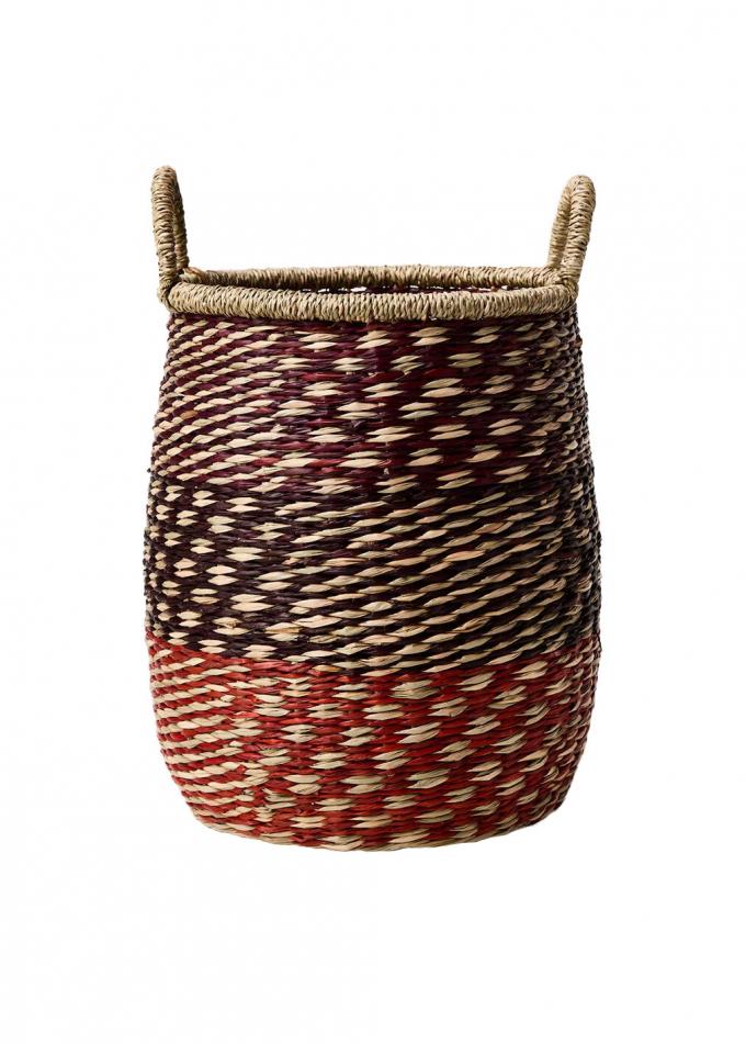 Panier en jonc de mer