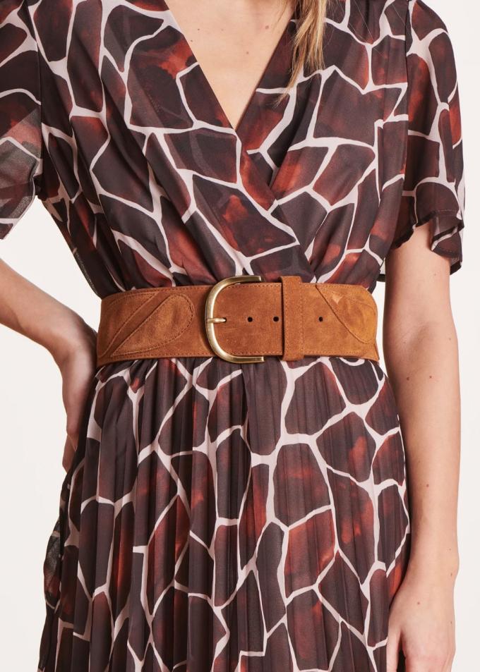 Large ceinture cognac