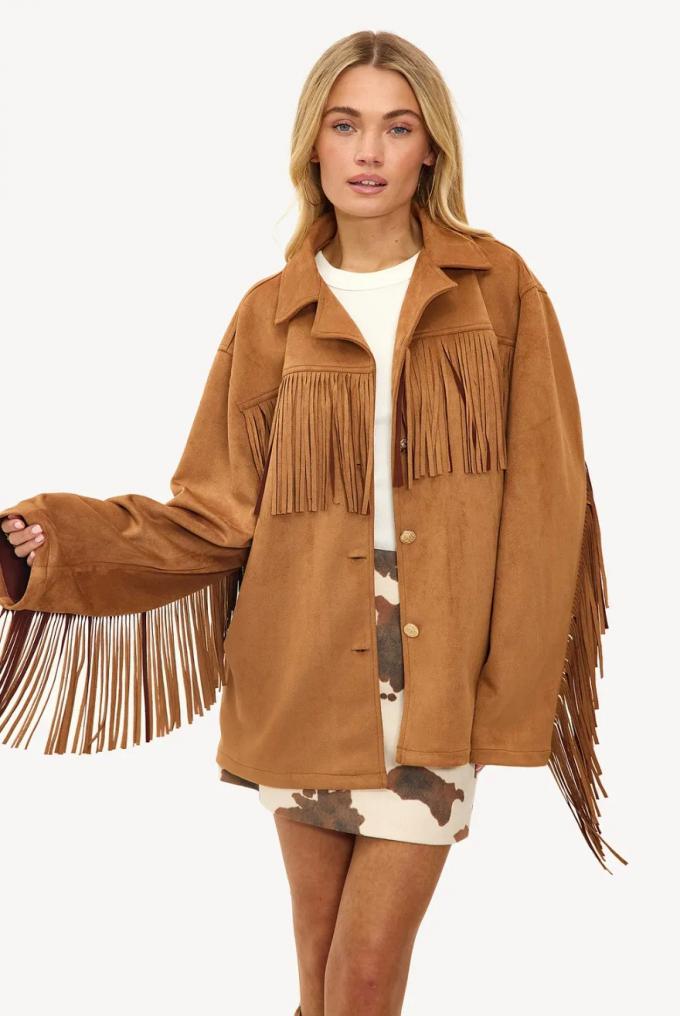 Veste à franges