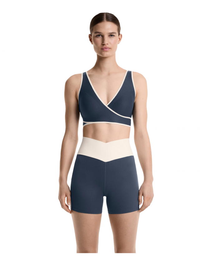 Overslag sportbh met medium ondersteuning