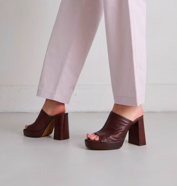 Mules à talon 