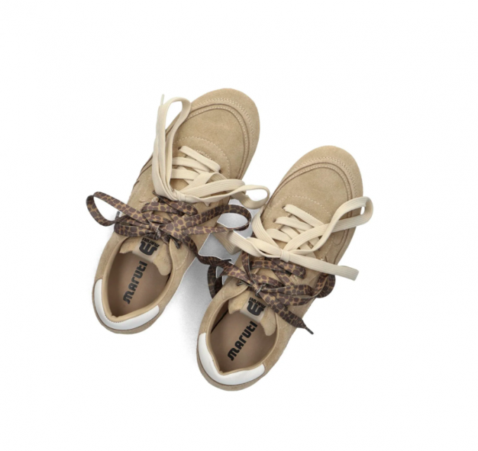 Baskets basses en daim 