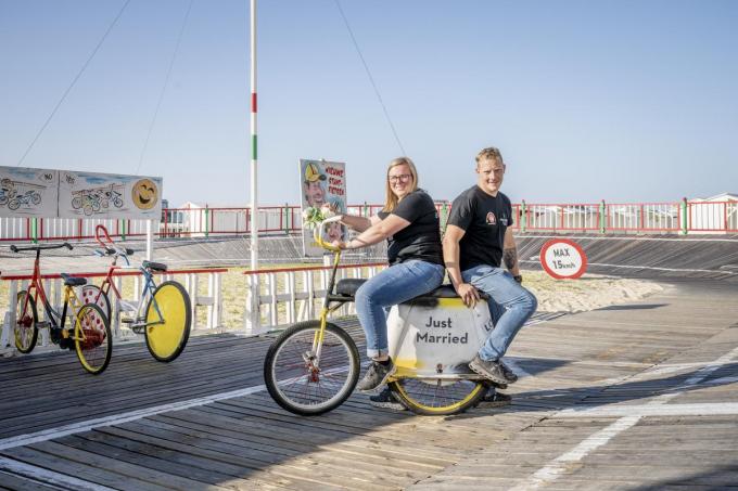 Het koppel is elke dag samen, maar trouwen zit er nog niet in. “Geen tijd voor!”