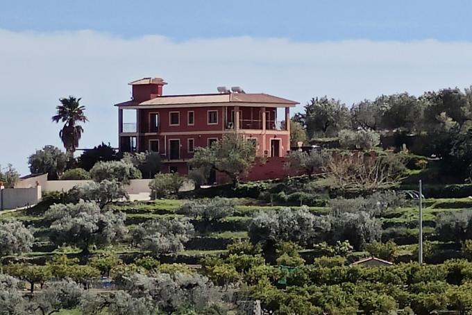 Uitzicht op B&B Finca Oliva.