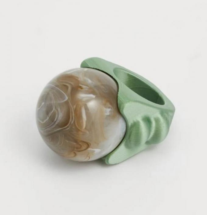 Bague avec sphère