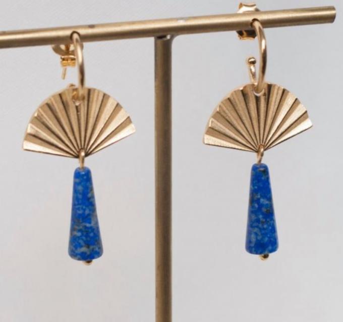 Boucles d’oreilles éventails