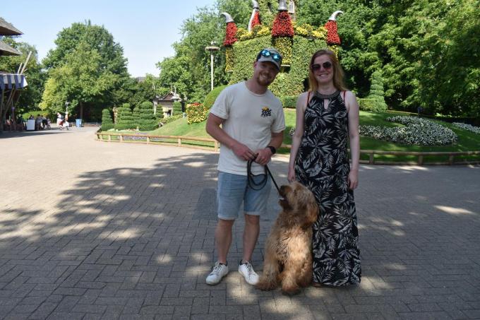 Pieter Van der Borght en Tatjana Van Poele uit Londerzeel met Woody. (Foto TOGH)