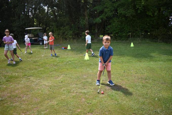 Charles Vandeputte is met zijn vier jaar de jongste deelnemer aan het kampje. (Foto TOGH)