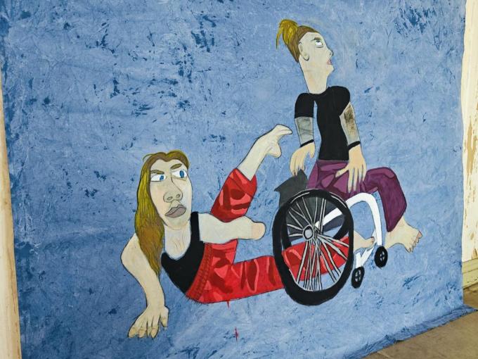 In de tentoonstelling vind je onder andere werken van Nancy Clayton (in samenwerking met into Art London).